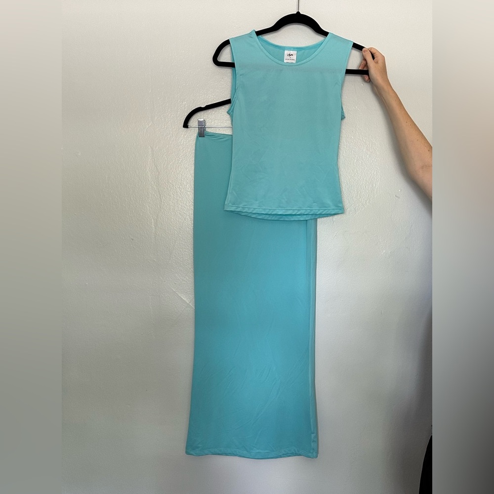 VDM Charlotte Blue Tank & Skirt Set